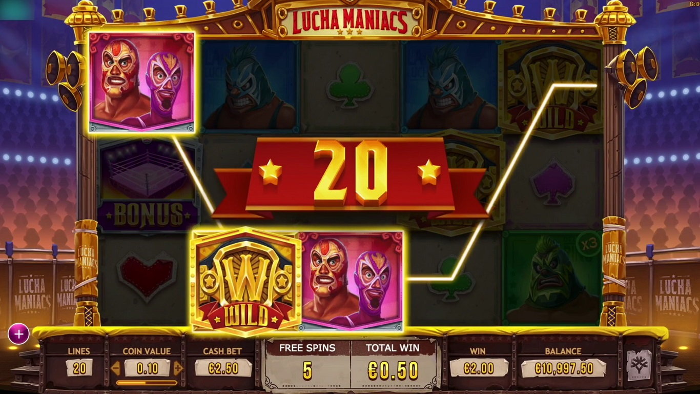 Lucha maniacs slot review