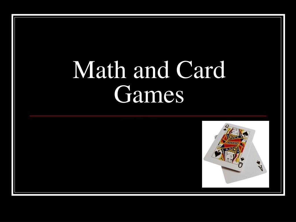 Math in card games